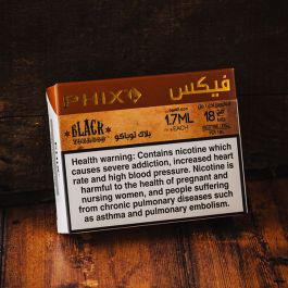 phix pods tobacco PHIX Black Tobacco (18MG) 1.7ML